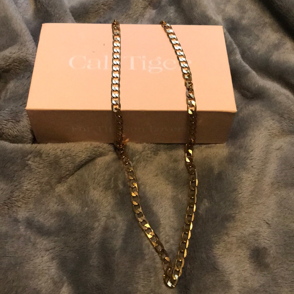 Cali Tiger gold PLATED 20” chain